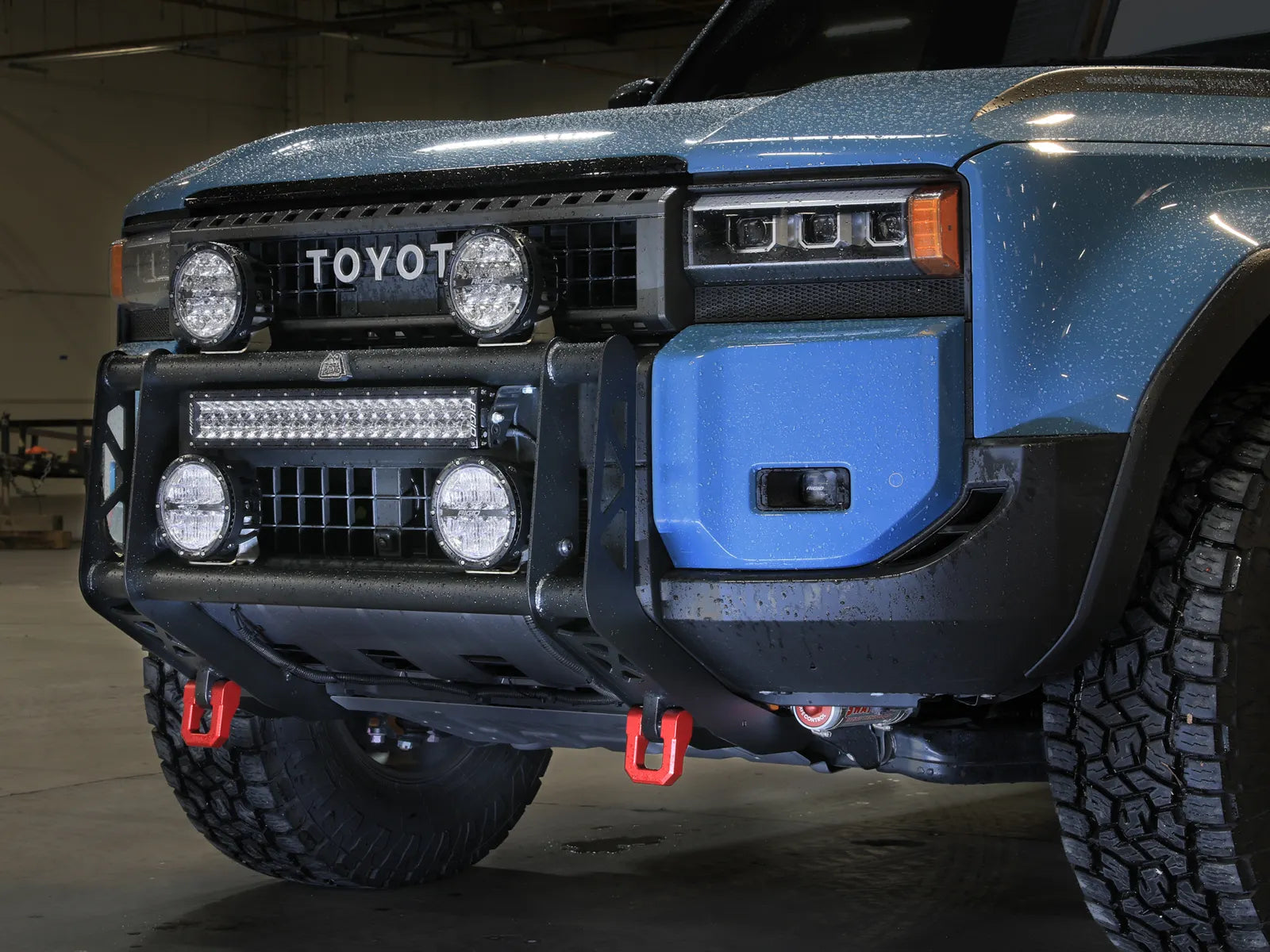 aFe POWER Terra Guard Bull Bar with Optional RIGID Lights for the LC250
