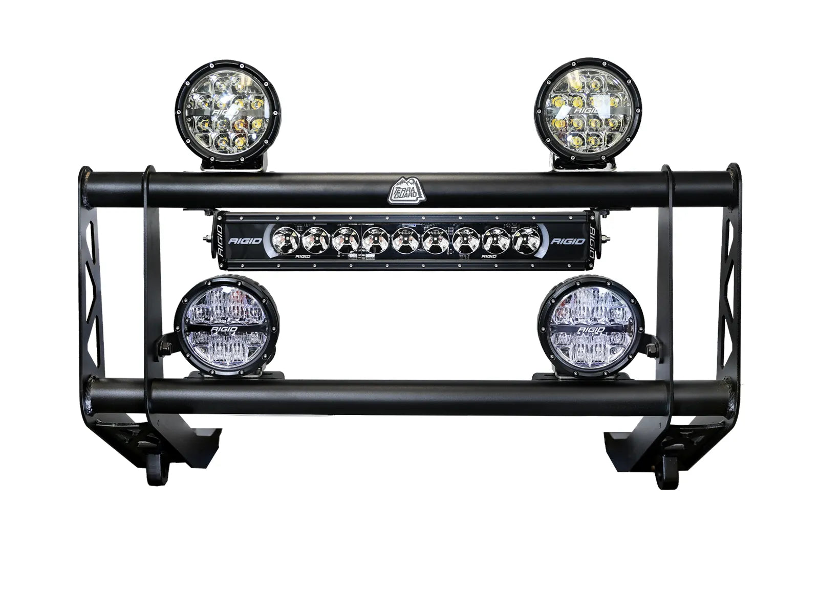 aFe POWER Terra Guard Bull Bar with Optional RIGID Lights for the LC250