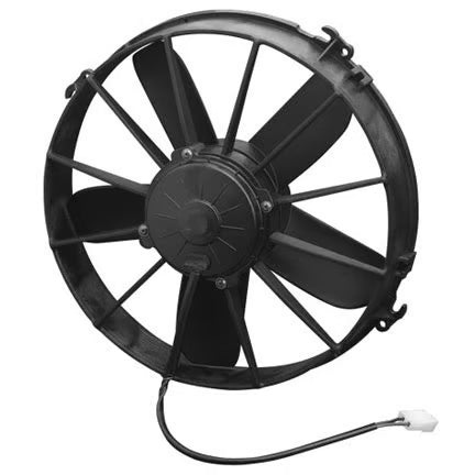 SPAL® 12.00" Inch Electric Fan Puller Style High Performance 1640 CFM 5 Paddle Style blades Rear View
