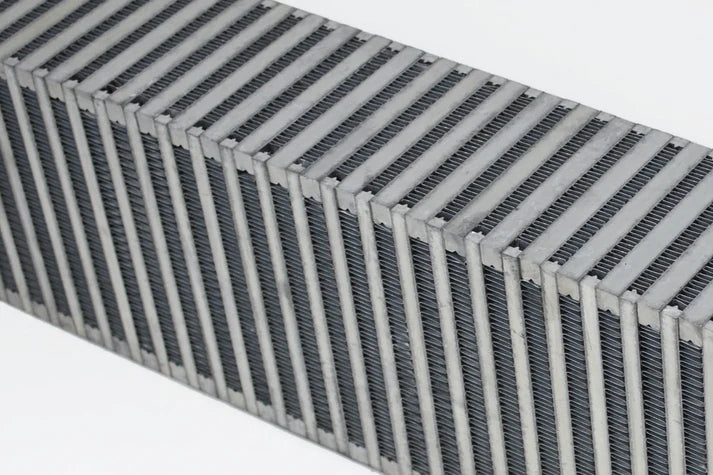 High-Performance Bar & Plate Intercooler Core 27x6x4.5 - Vertical Flow Front View
