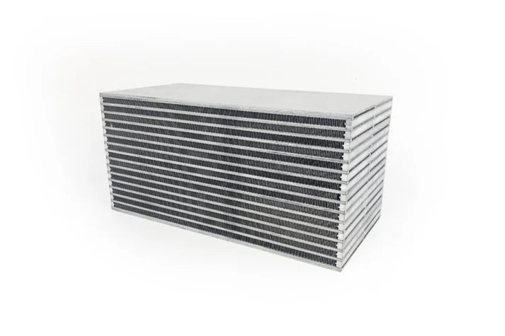 Air-to-Water Bar & Plate Intercooler Core 12L x 6H x 6W Front View