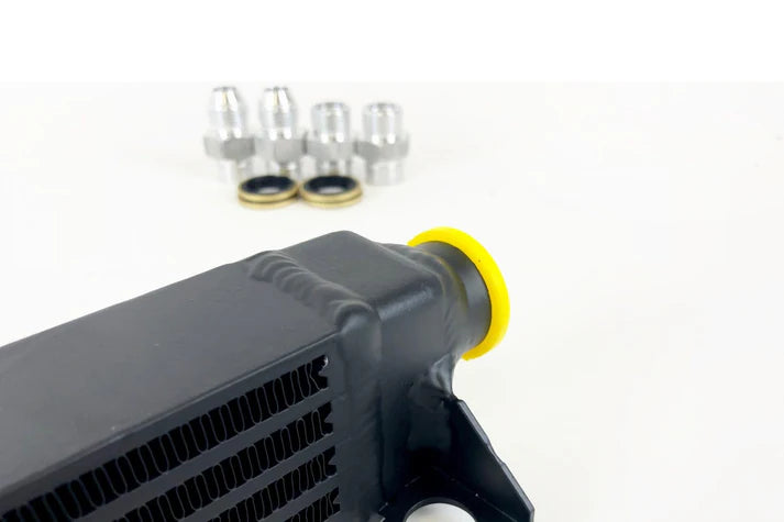 BMW E30 Oil Cooler w/ fittings for OEM style and AN-10 male connections