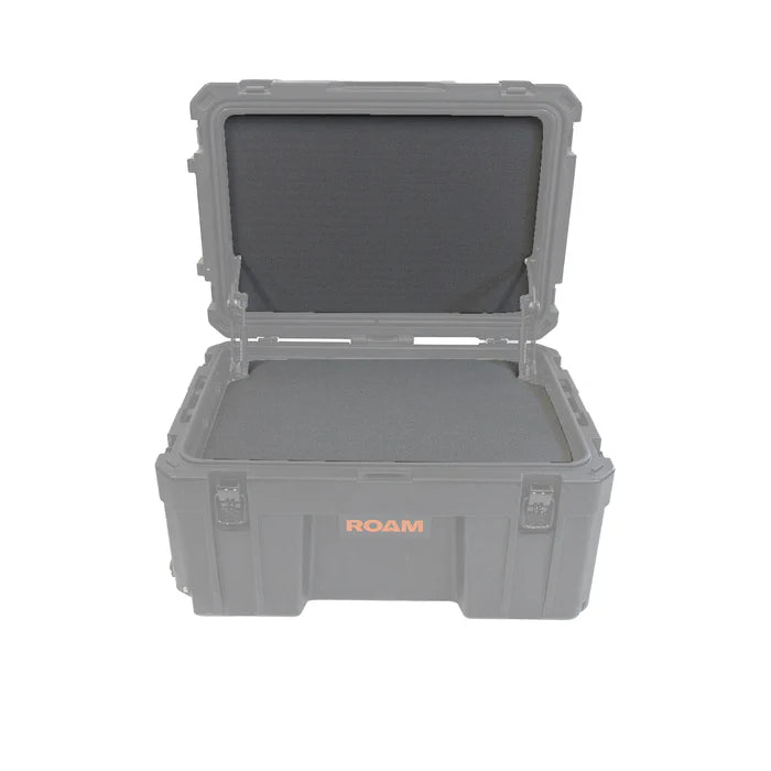 80L Rugged Case Foam Insert Front View Grey