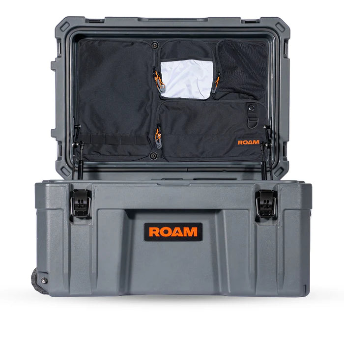 80L Lid Organizer Front View Black