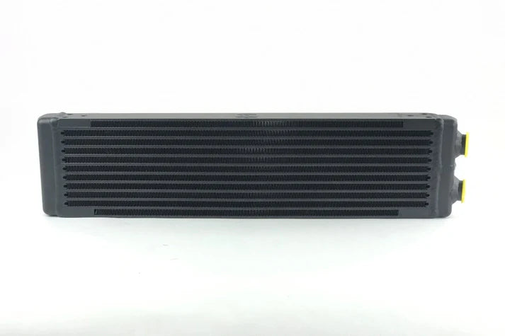 Universal Dual-Pass Oil Cooler / IROC Porsche / M22x1.5 / 24L x 5.75H x 2.16W