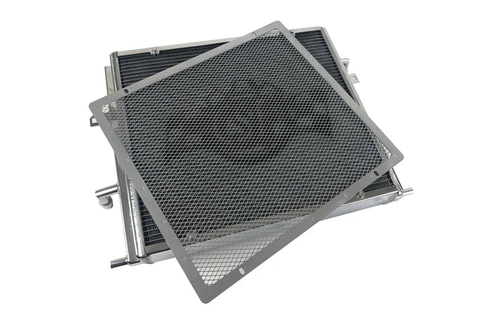 BMW F3X/F2X B58/B48 Triple-Pass Heat Exchanger w/ Rock Guard - Silver