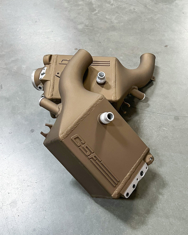 BMW X5M / X6M / XM High-Performance Charge-Air-Coolers Front View Bronze