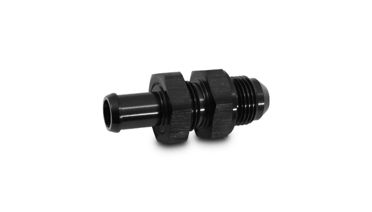 Fuel Cell Bulkhead Adapters, AN Flare to Barb