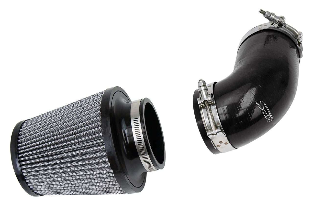 HPS Performance Silicone Air Intake Kit, Black, 827-276WB