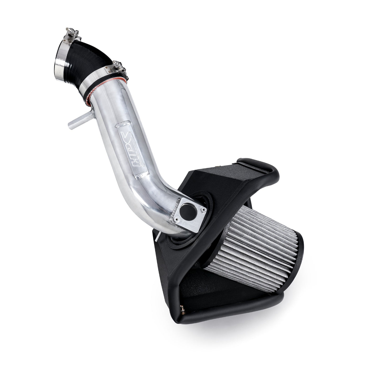 HPS Performance Air Intake Kit with Heat Shield, Polished, 827-692P