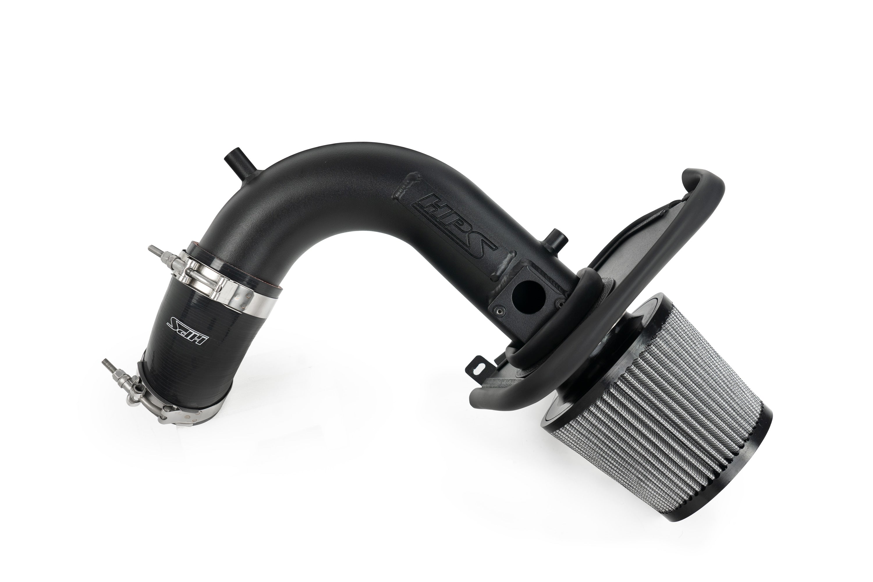 HPS Performance Air Intake Kit with Heat Shield, Black, 827-738WB