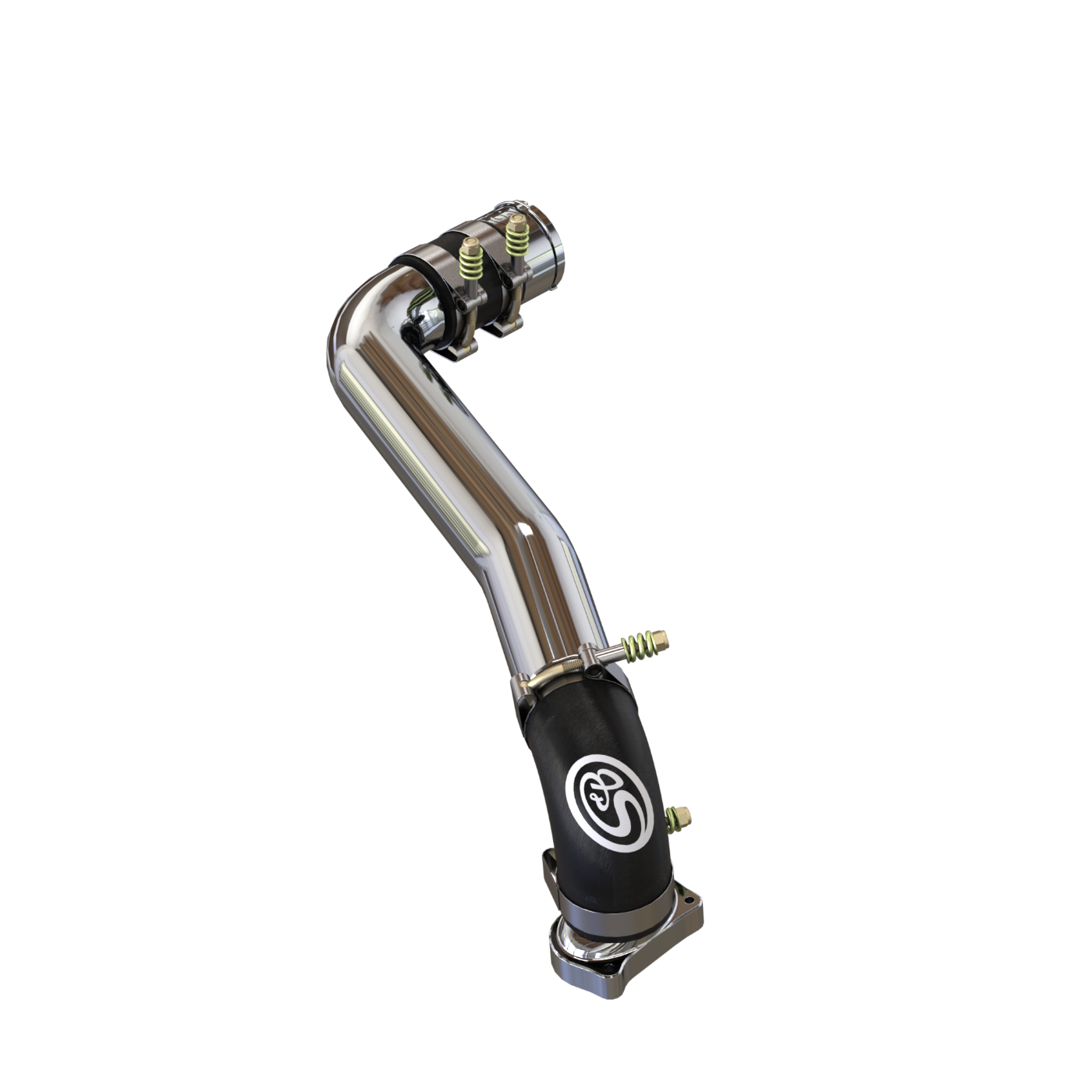 UPPER COOLANT PIPE FOR 2017-2025 FORD POWERSTROKE 6.7L Front View