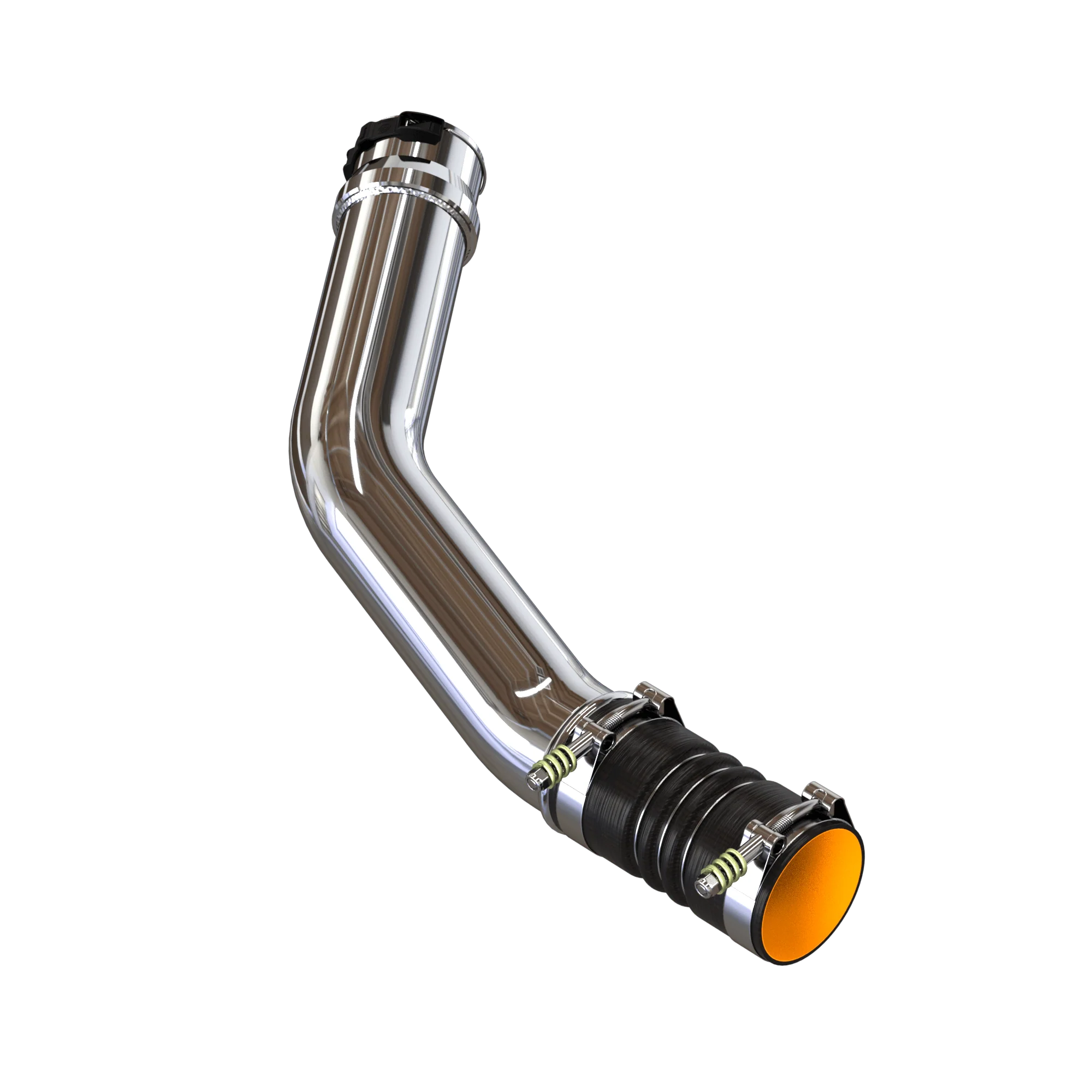 Hot Side Intercooler Pipe for 2011-2015 Ford Powerstroke 6.7L Front View