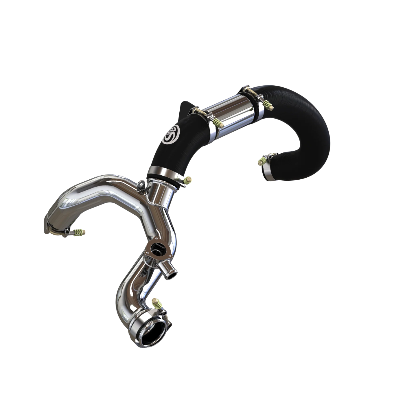 '20-24 Ford Explorer ST, Explorer, Lincoln Aviator Hot Side Intercooler Pipe Front View