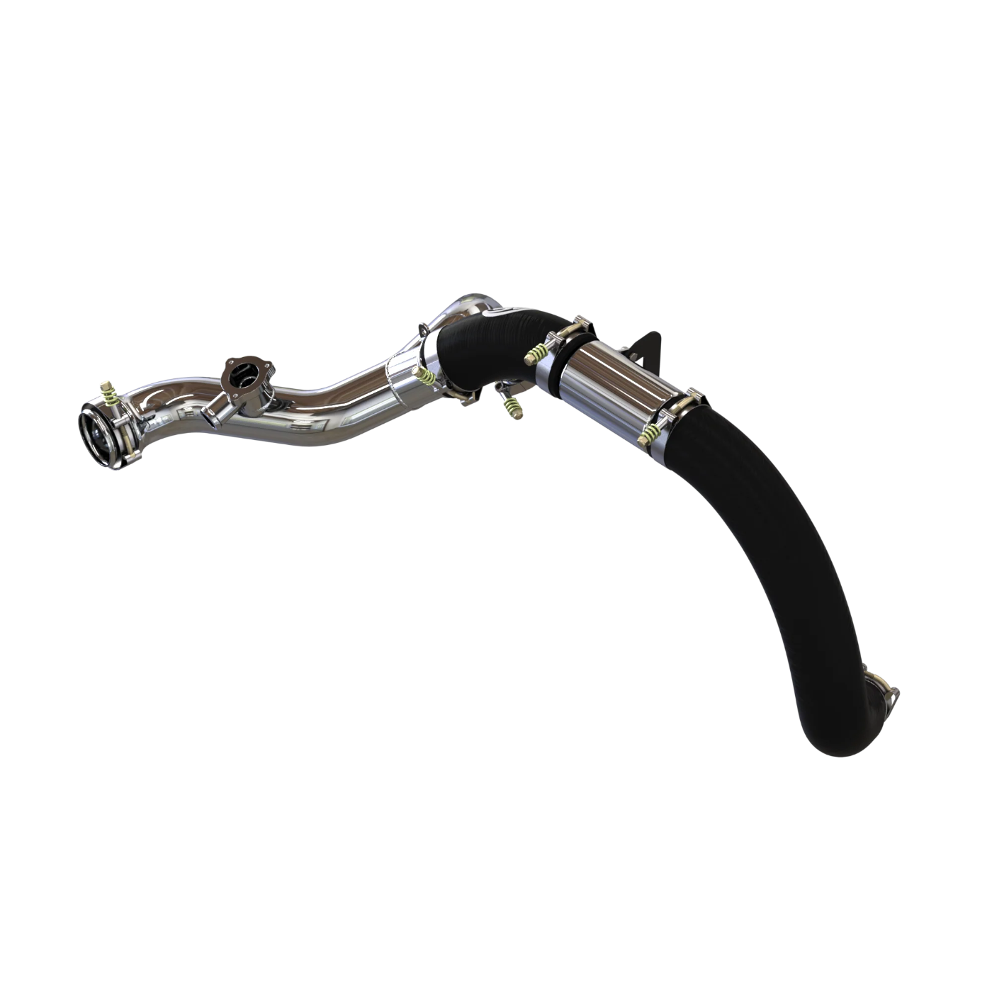 '20-24 Ford Explorer ST, Explorer, Lincoln Aviator Hot Side Intercooler Pipe Front View