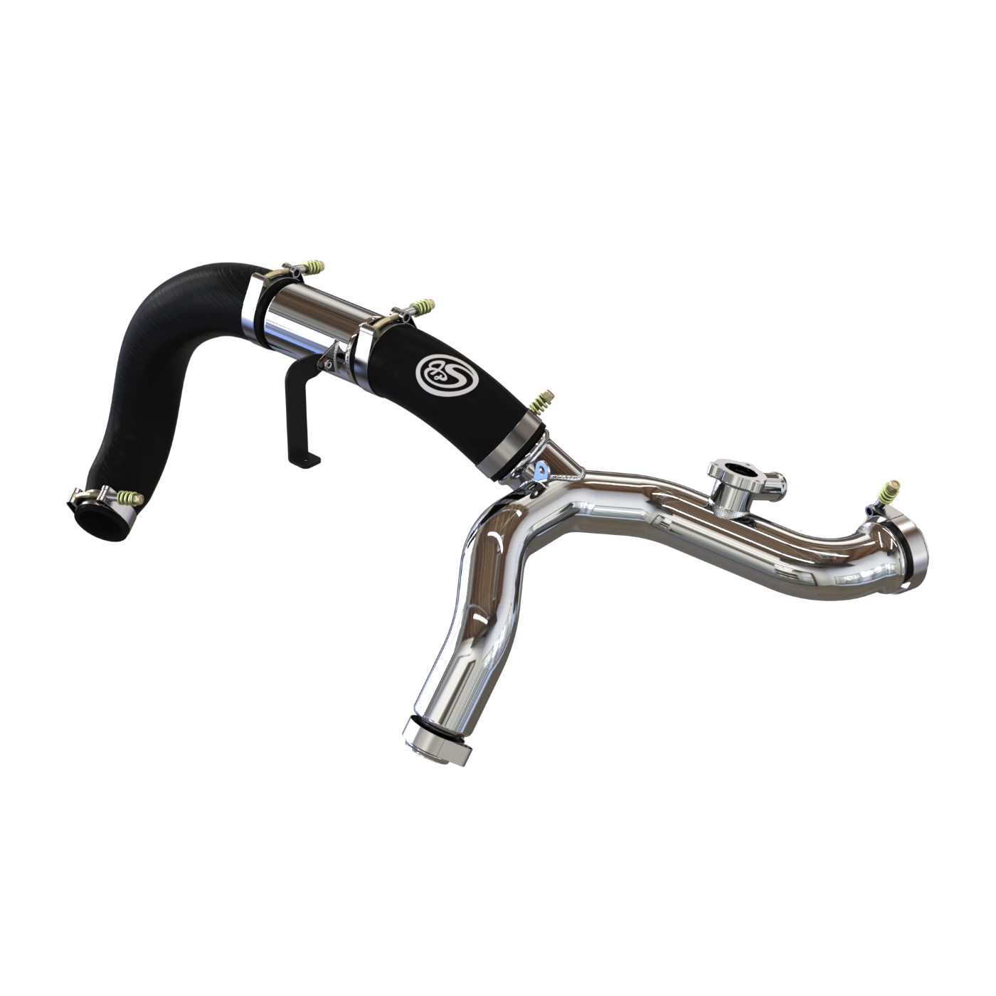 '20-24 Ford Explorer ST, Explorer, Lincoln Aviator Hot Side Intercooler Pipe Front View