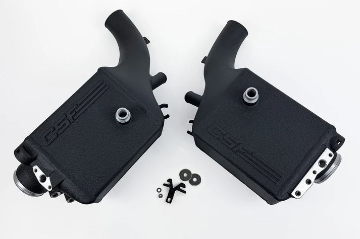 BMW G9X M5 High-Performance Charge-Air-Coolers Front View Black