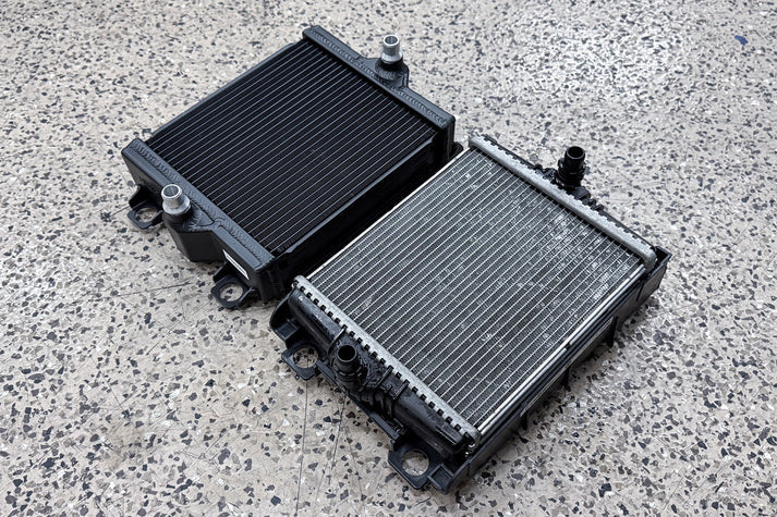 High-Performance Auxiliary Radiator Front View