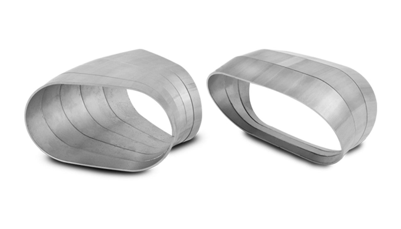 304 Stainless Steel Oval Pie Cuts Front View