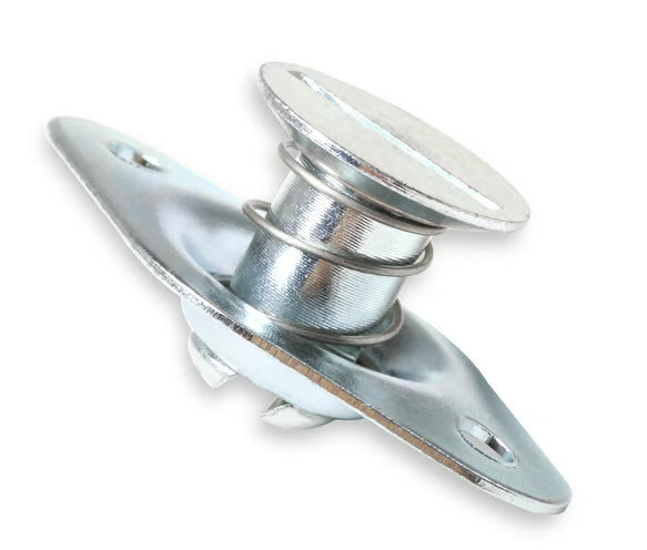 Earl's Quarter Turn Fasteners 5/16" Self-Eject .500" Length - (5) Pieces Front View Silver