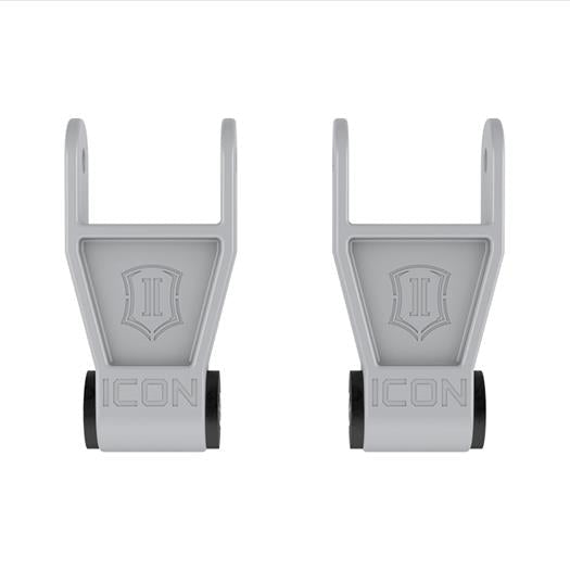 10-24 FORD F150/Raptor BILLET 1" LOWERING SHACKLE KIT Front View