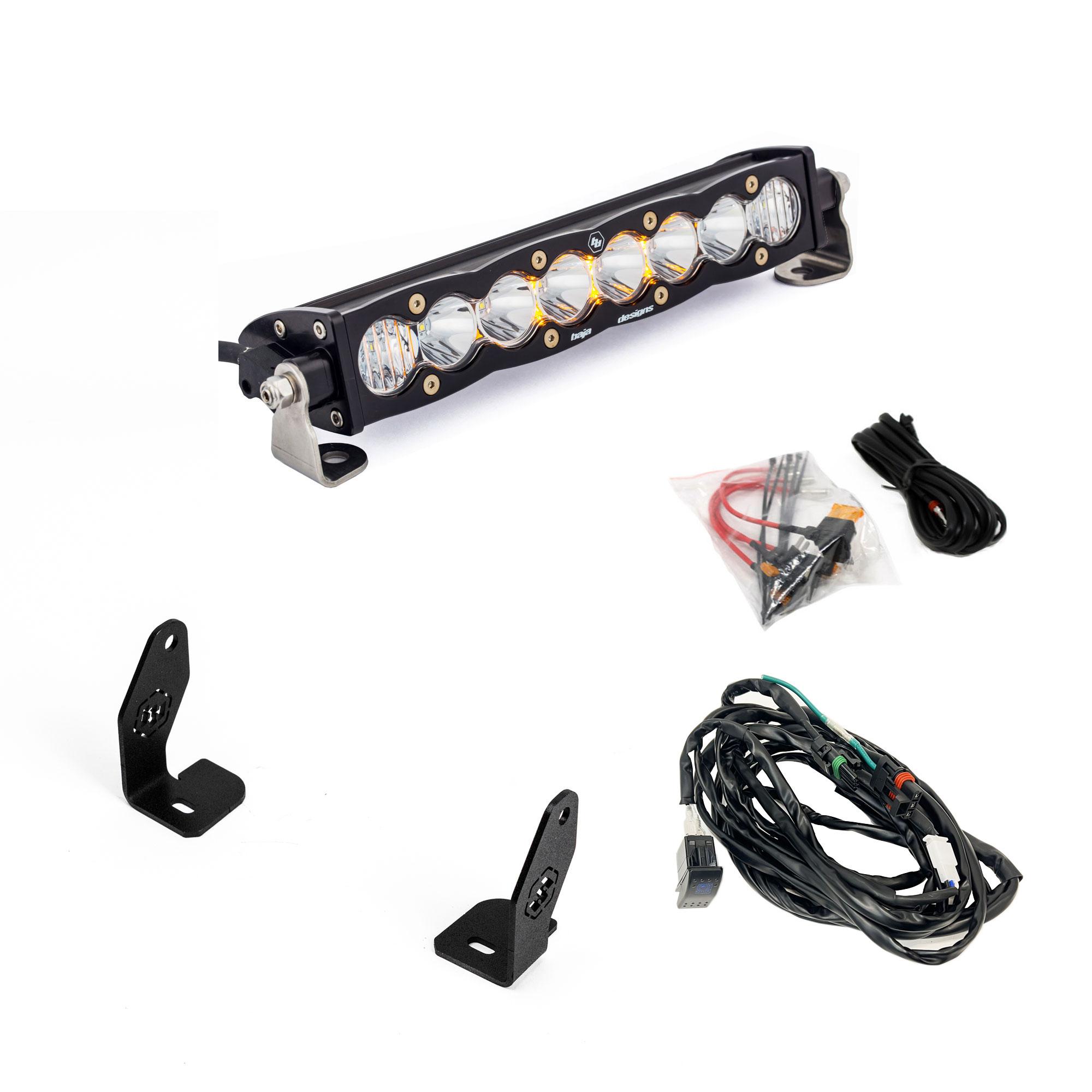 S8 10" Light Bar Hood Mount Kit - Polaris 2025 RZR Pro-R; Pro-S; Pro-XP