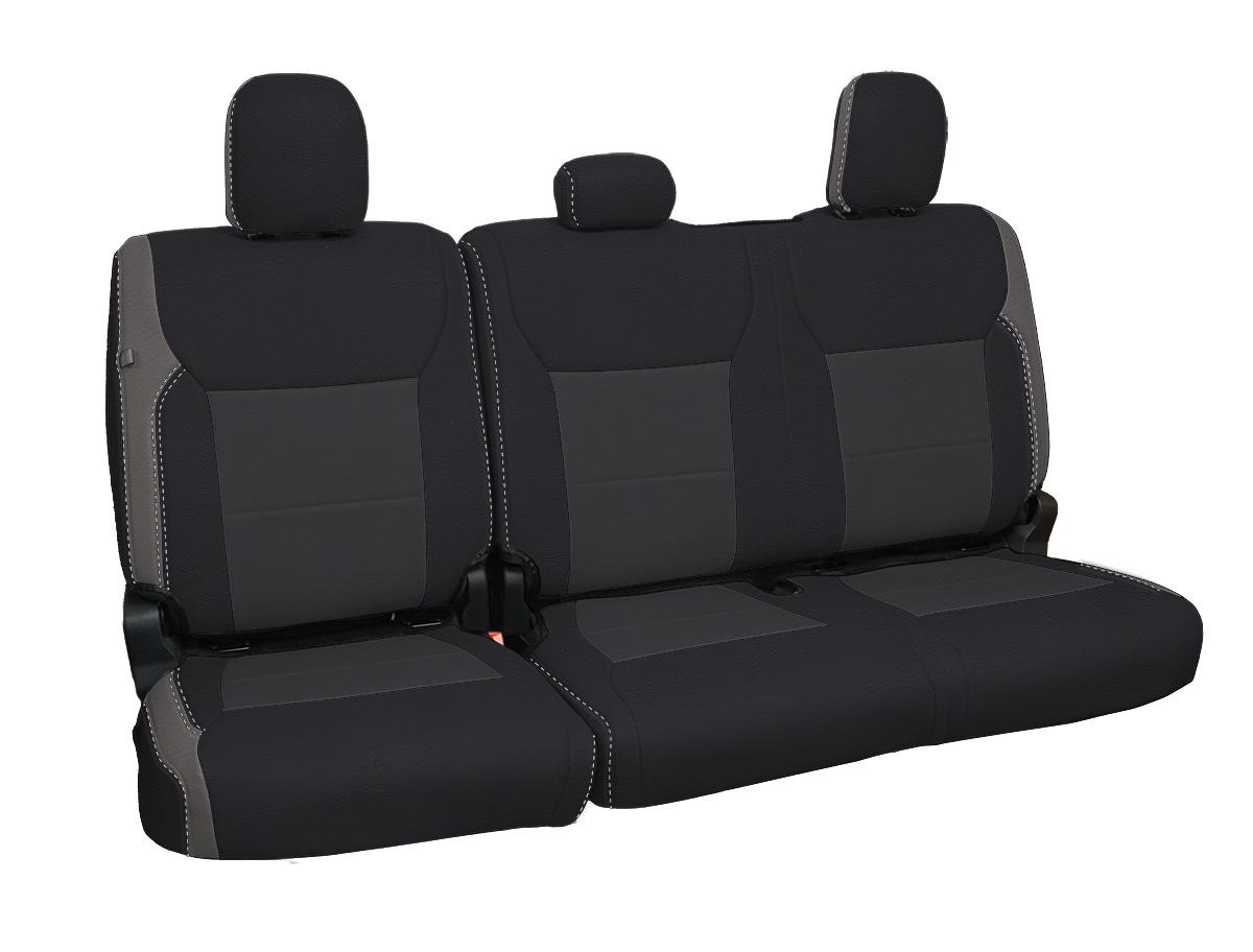 Rear Bench Seat Covers for 2021+ Ford F150, 2023+ Super Duty Front View