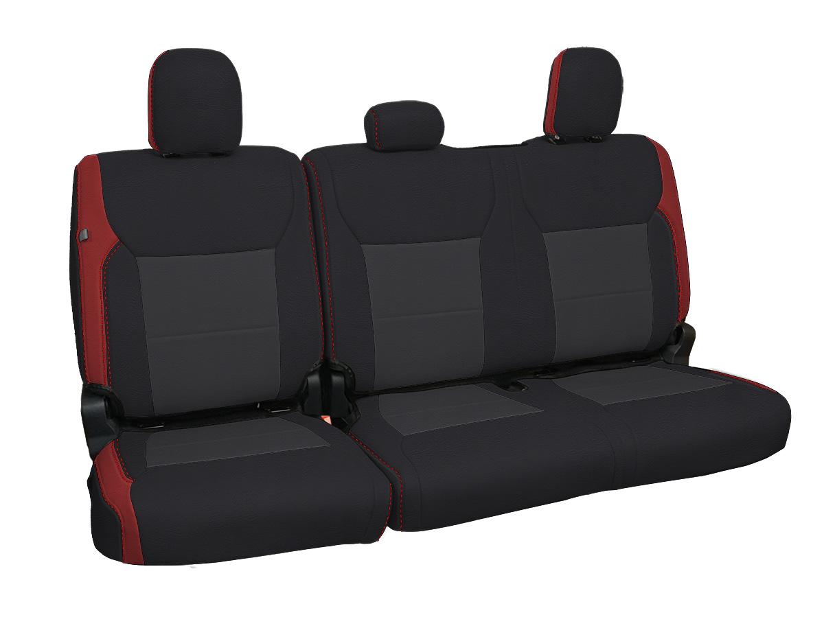 Rear Bench Seat Covers for 2021+ Ford F150, 2023+ Super Duty Front View