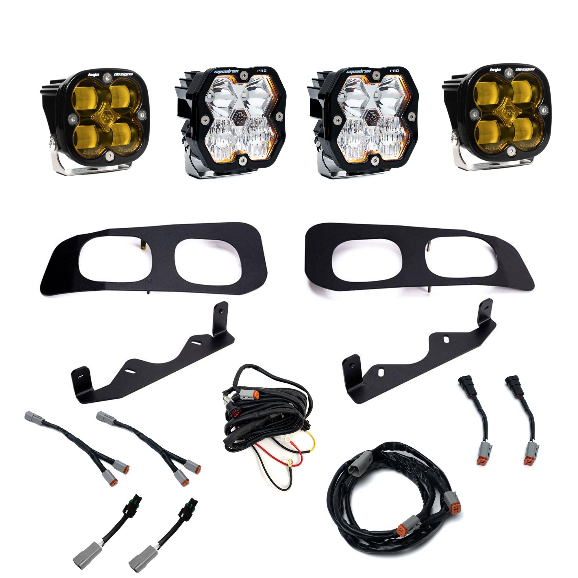 Squadron 2.0 Pro/Squadron SAE Dual Fog Pocket Light Kit - Ford 2023-26 F-250/350 Super Duty