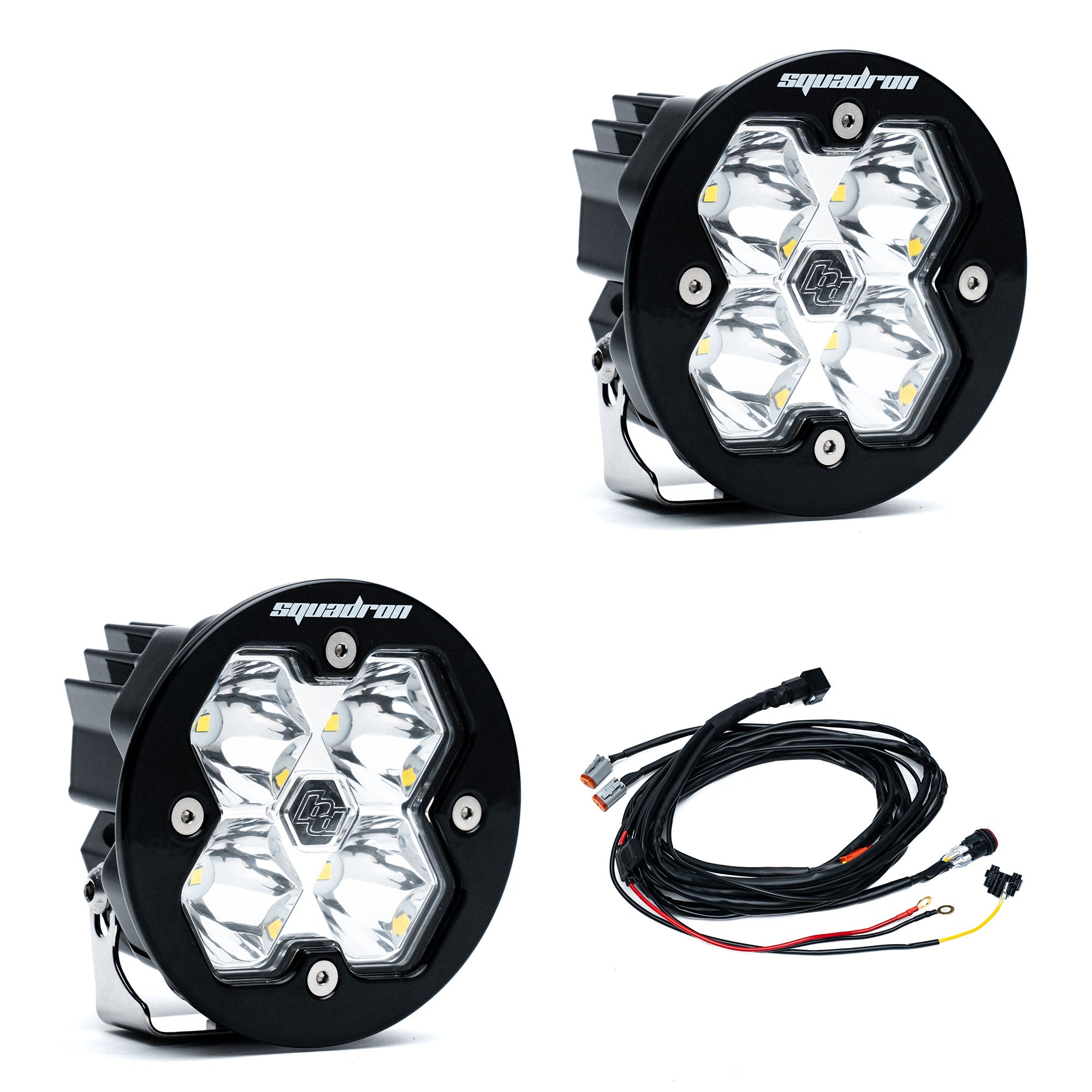 Squadron-R 2.0 Sport Black LED Auxiliary Light Pod Pair - Universal
