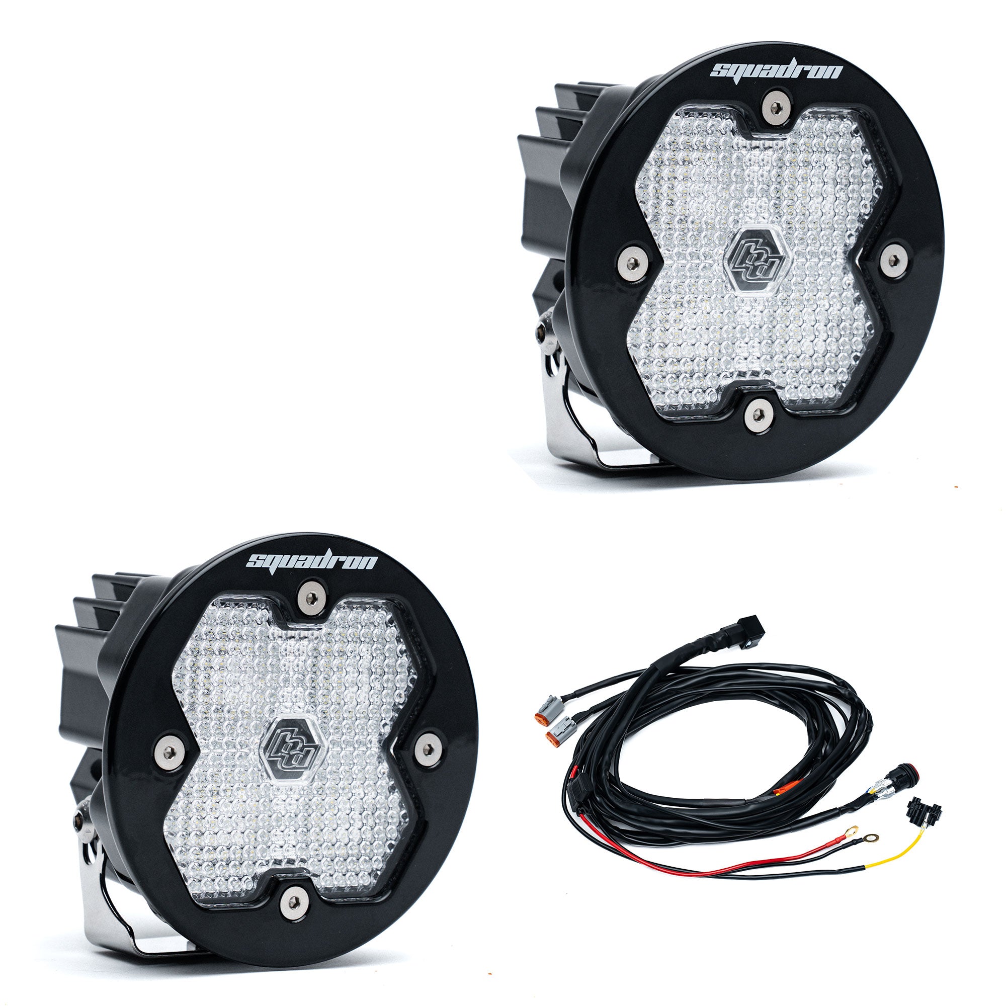 Squadron-R 2.0 Sport Black LED Auxiliary Light Pod Pair - Universal