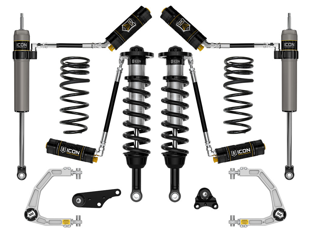 ICON 2024 Toyota Tacoma 1.25-3" Lift, Stage 5 Suspension System, Billet UCA