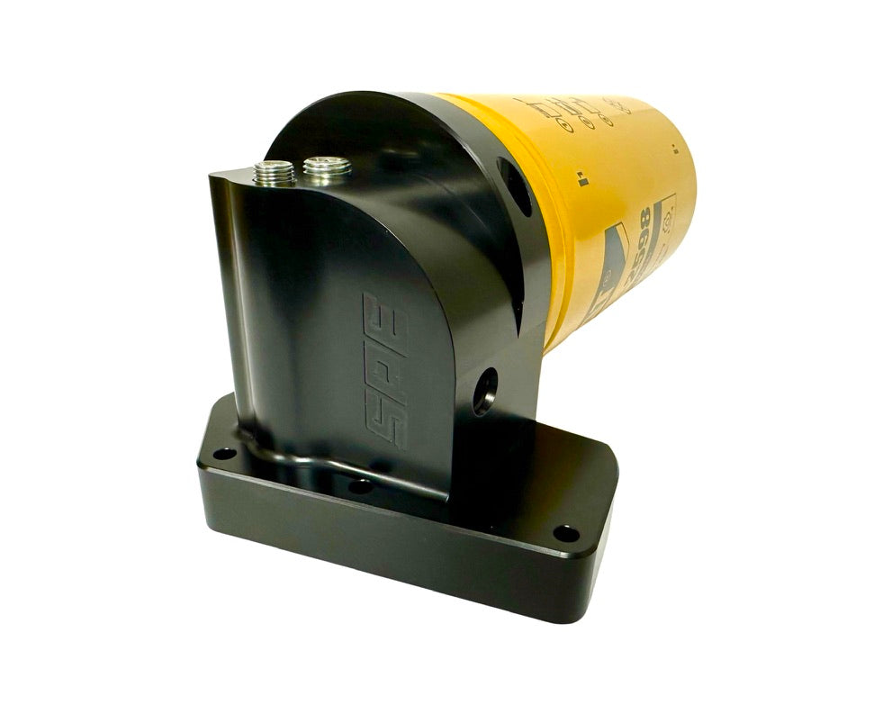 SPE Motorsport 2011-2022 6.7L Powerstroke Oil Filter Housing Front View