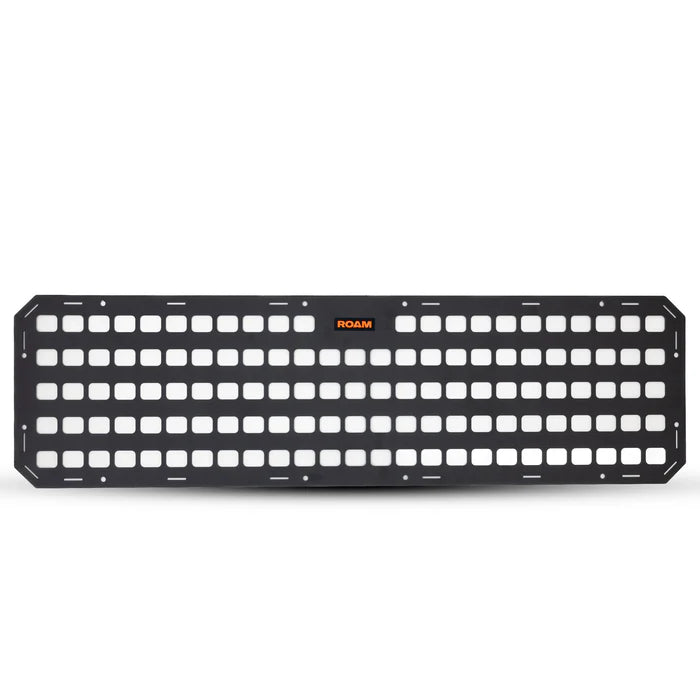 95L Rugged Case Molle Panel Front View Black