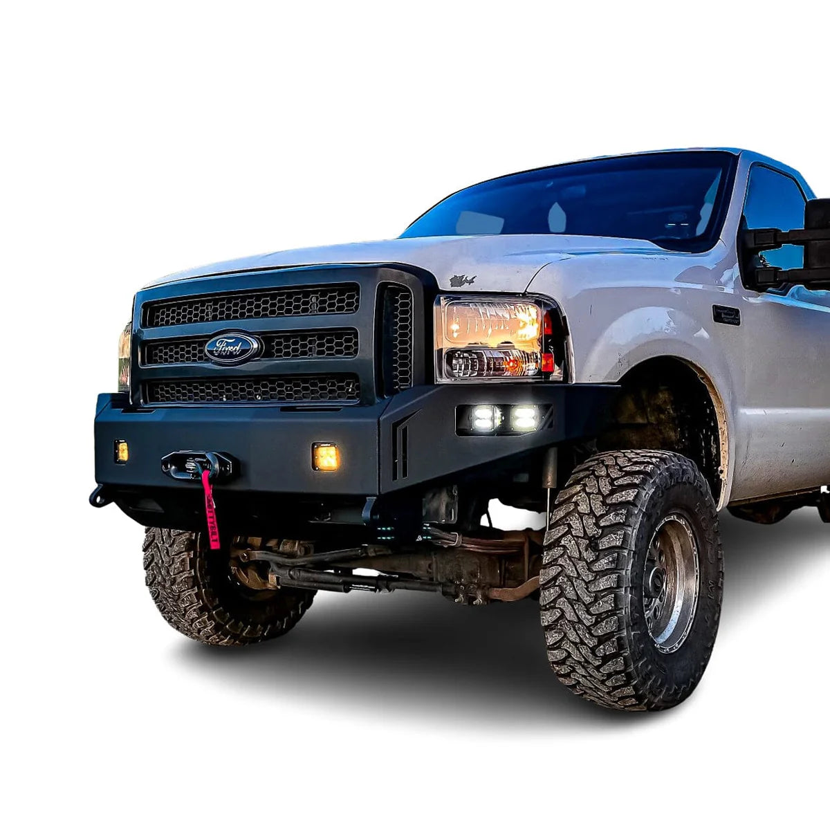 1999-2004 FORD SUPERDUTY F250/F350 OCTANE SERIES FRONT WINCH BUMPER Front View