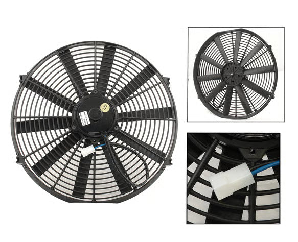 Mr. Gasket Electric Cooling Fan - Reversible - 16 Inch Diameter - 2000 CFM Front View