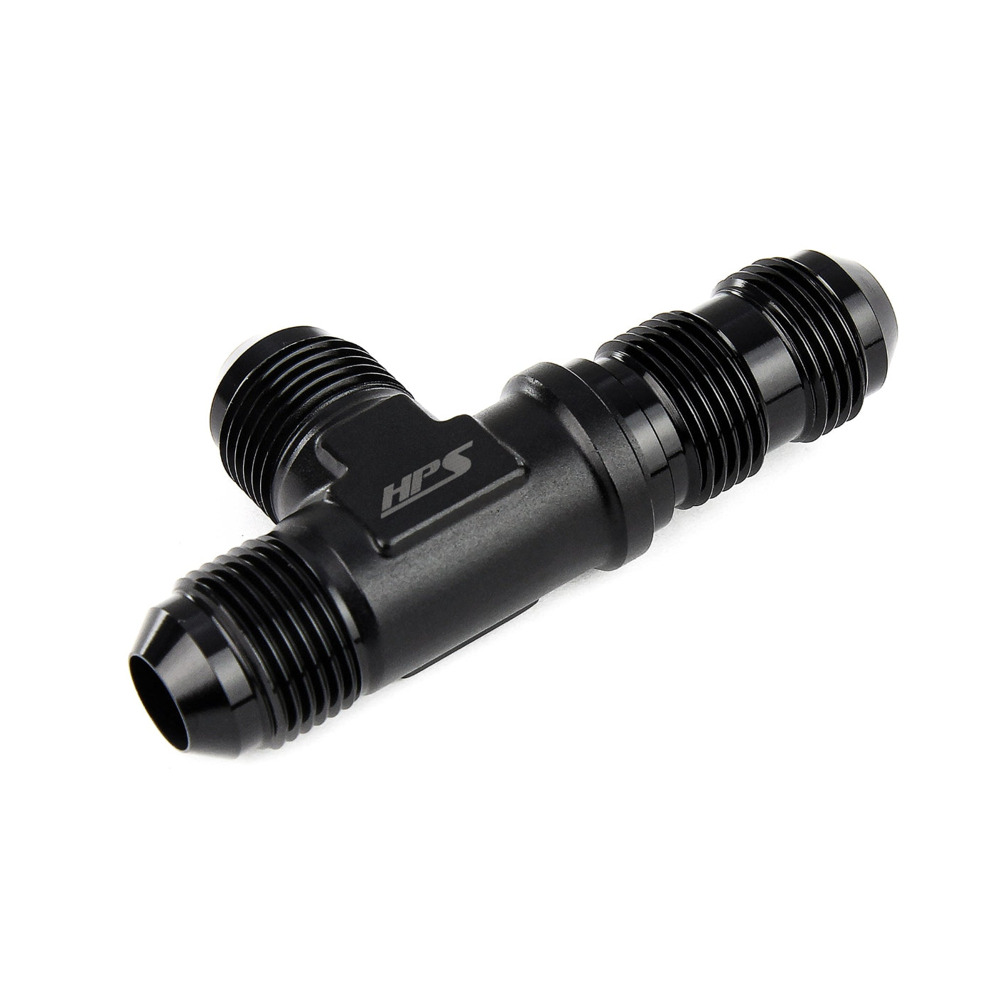 HPS Performance Tee on run -3 AN Male to Male Bulkhead Adapter, Alumin