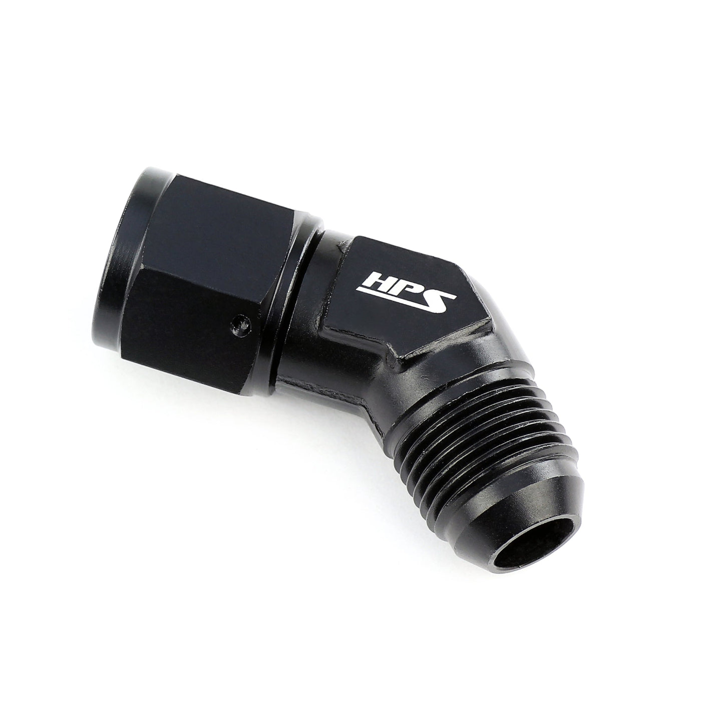 HPS Performance 45 Degree AN -10 Male to Female Swivel Adapter, Alumin