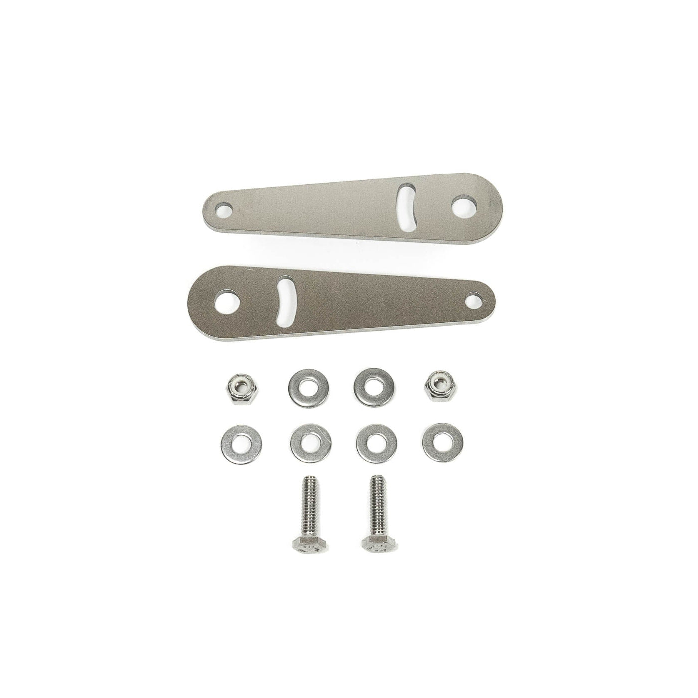 SDHQ Built A-Pillar Add A Light Mount Kit for Baja Designs XL Series Lights display of included parts and hardware 