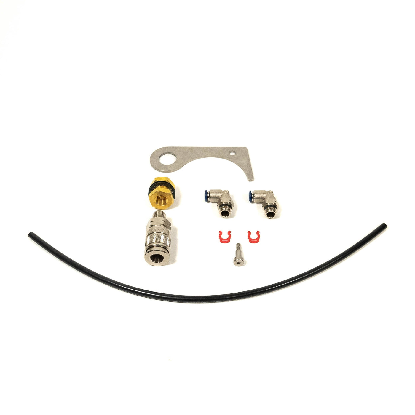 SDHQ Built ARB Compressor Vertical Air Chuck Mount display of included parts and hardware 