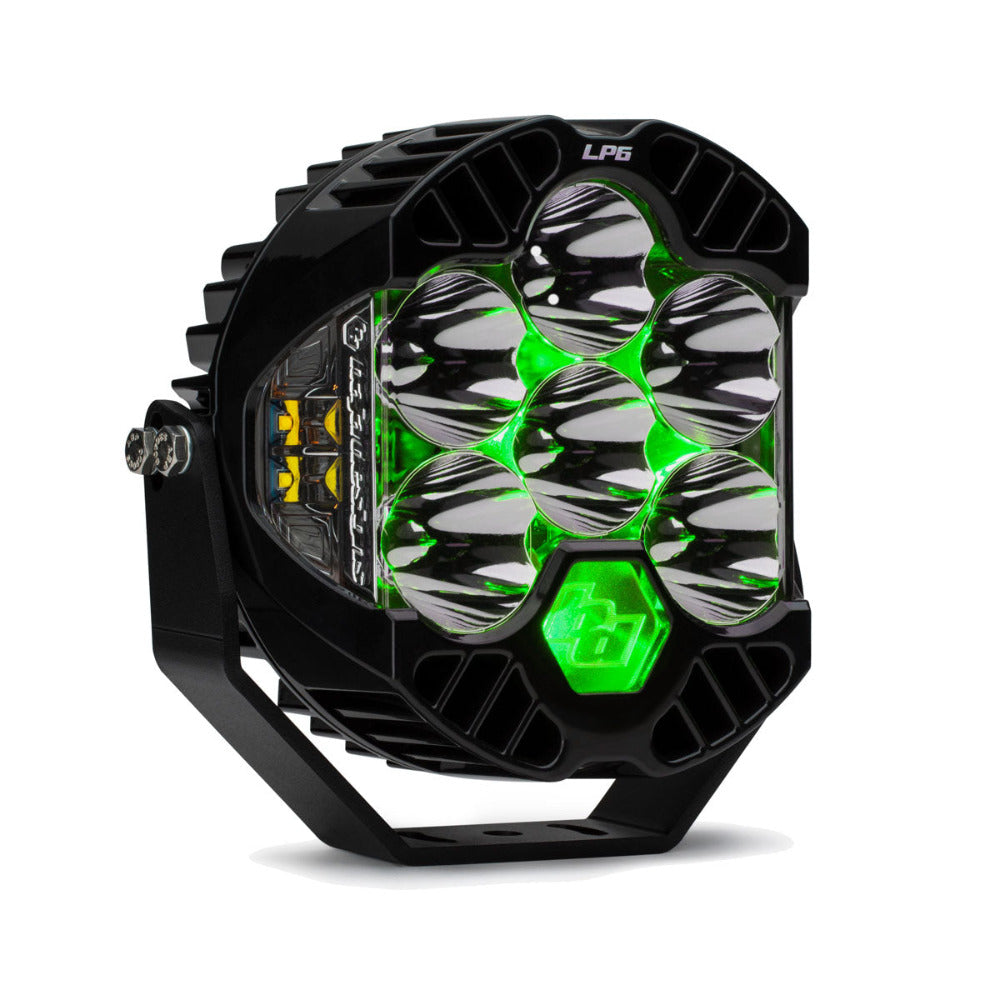 LP6 Pro, LED, Driving/Combo, Green Backlight Baja Designs Display 