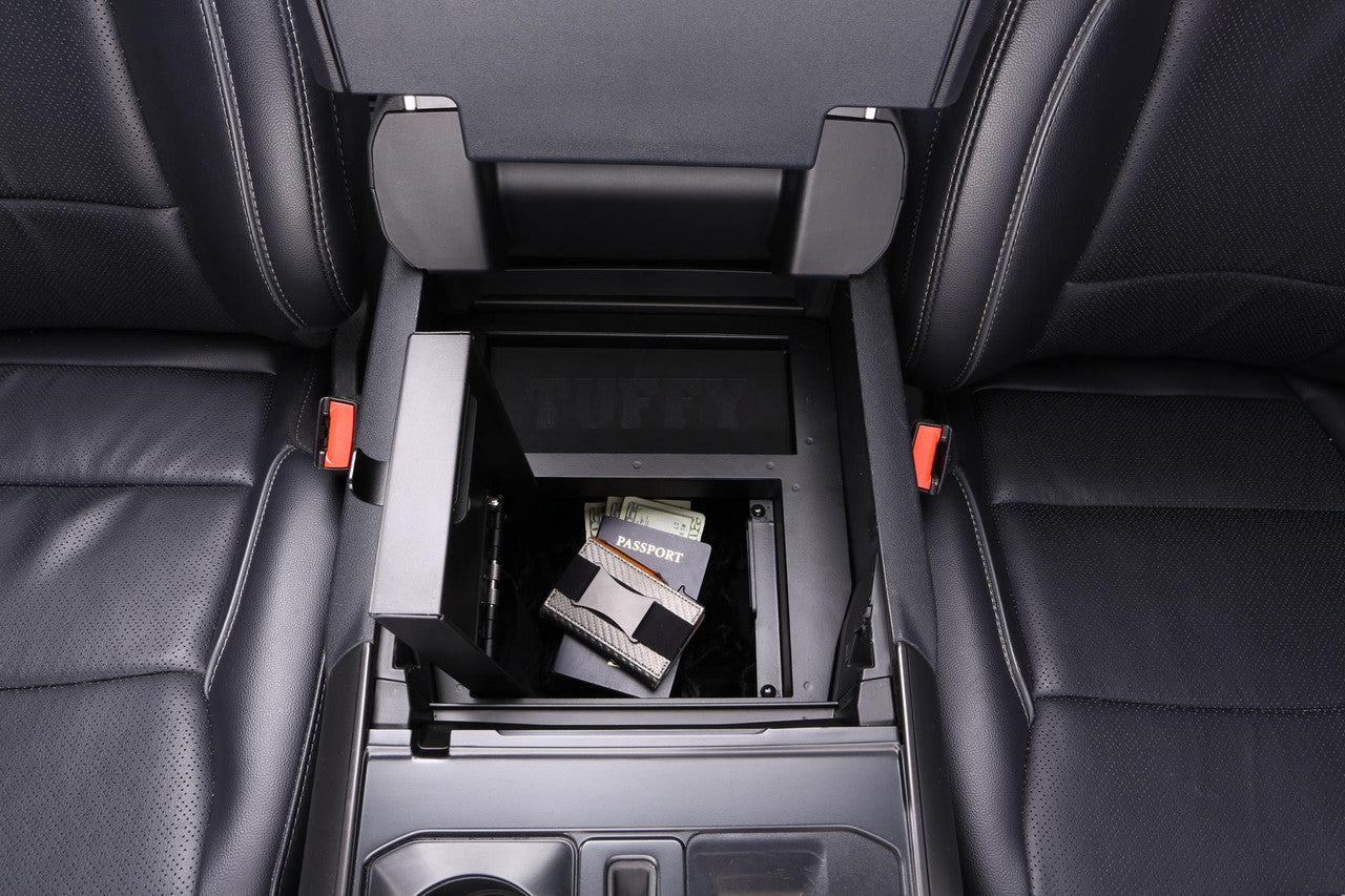 Center Console Safe for 2025 Ford F150 Front View