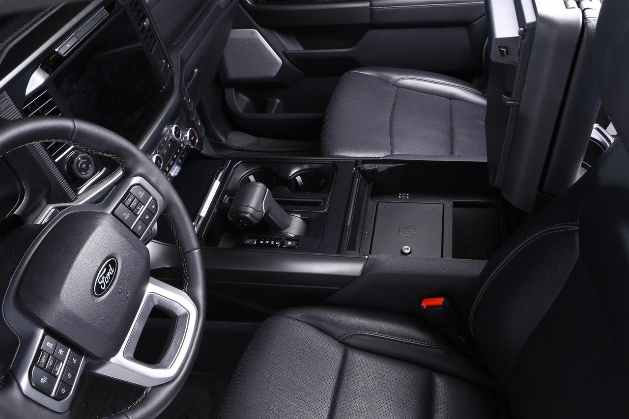 Center Console Safe for 2025 Ford F150 Front View