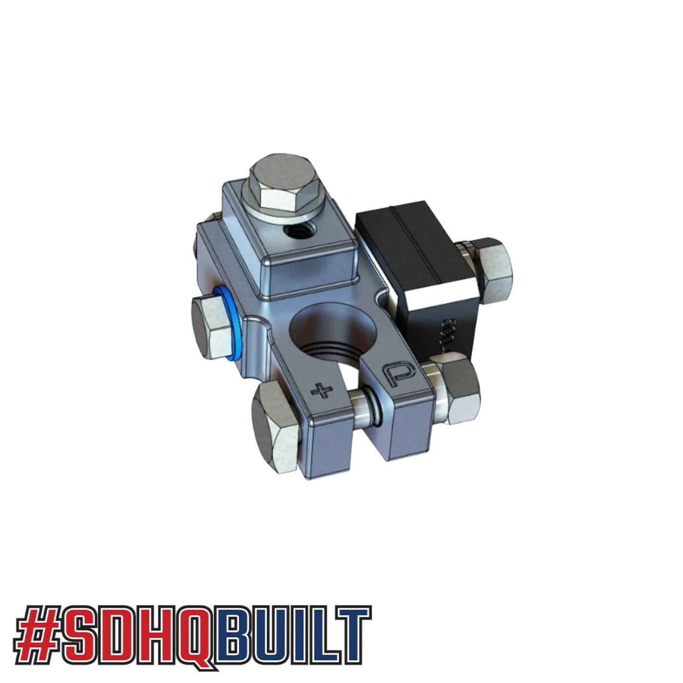 SDHQ Built Billet Battery Terminal 400 Amp Fuse Kit design 