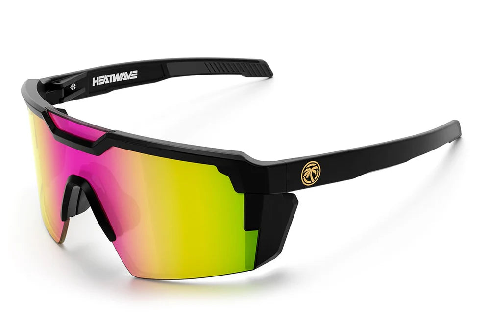Future Tech Black Frame Sunglasses - Savage Spectrum Lens