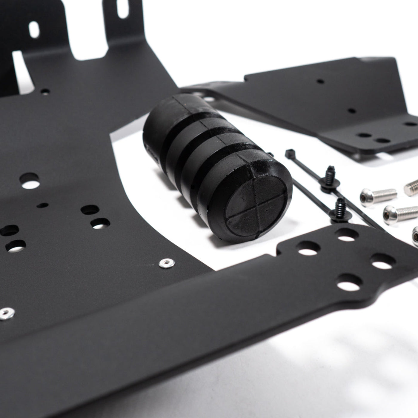 '21-24 Ford Bronco/Bronco Raptor SDHQ Built 3rd Brake Light Chase Light Mount display of included parts and hardware 