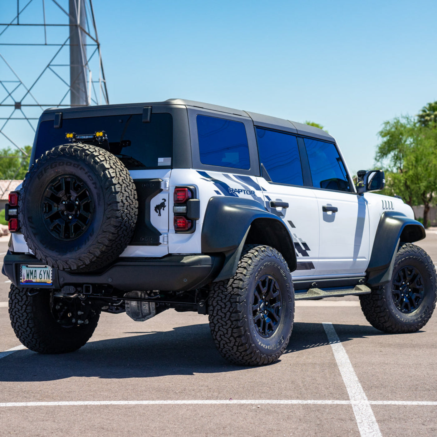 '21-24 Ford Bronco/Bronco Raptor SDHQ Built 3rd Brake Light Chase Light Mount installed 