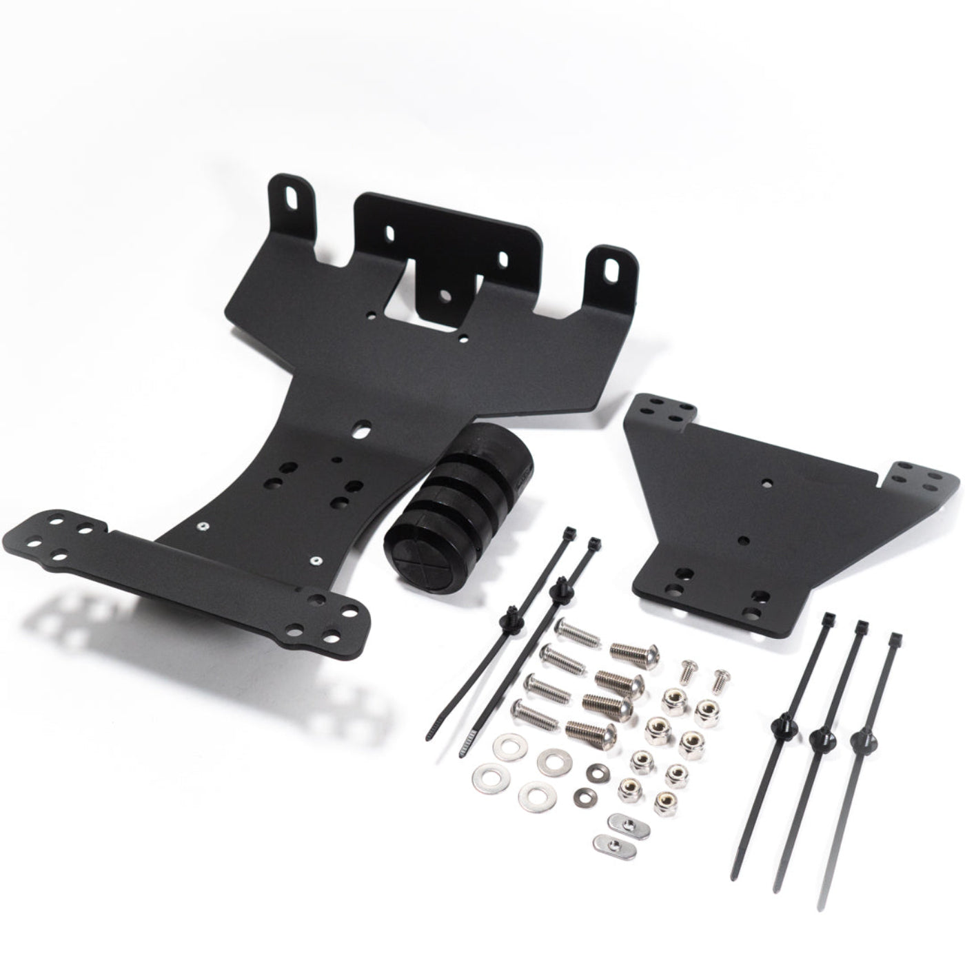 '21-24 Ford Bronco/Bronco Raptor SDHQ Built 3rd Brake Light Chase Light Mount display of included parts and hardware 