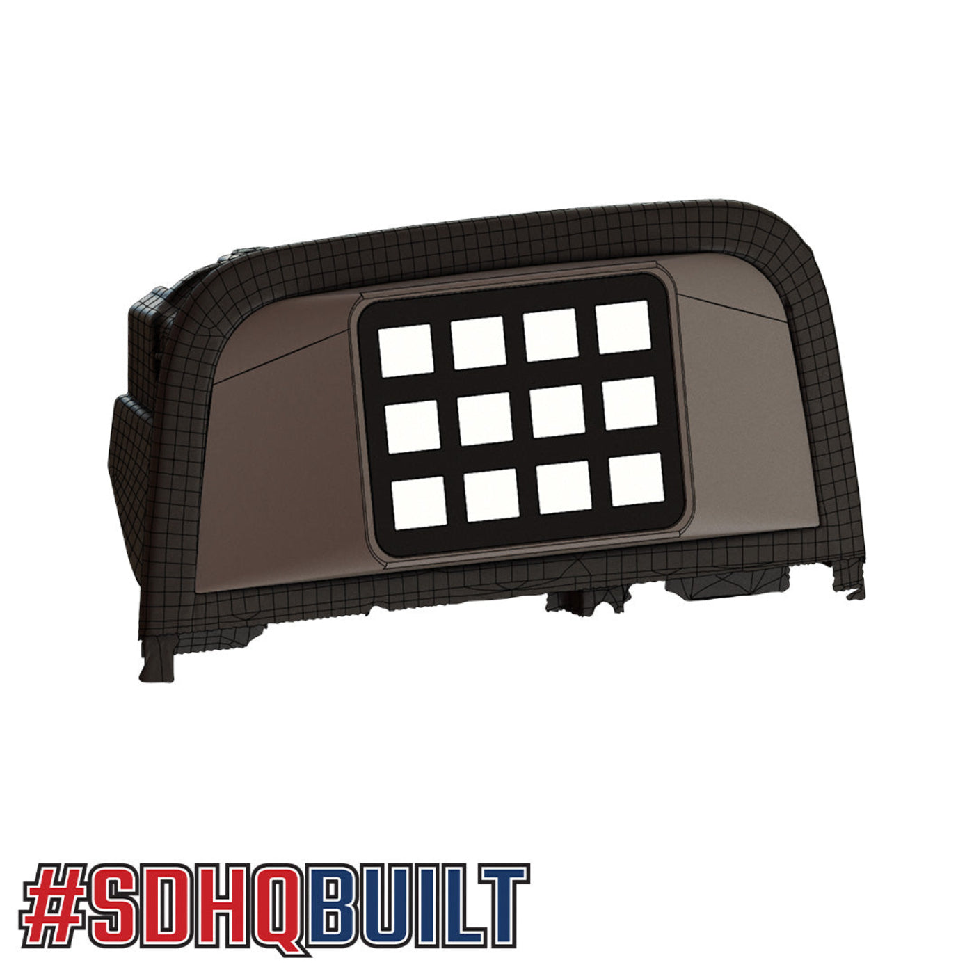2021-2024 Ford Bronco SDHQ Built Overhead Switch Pros Keypad Mount design 