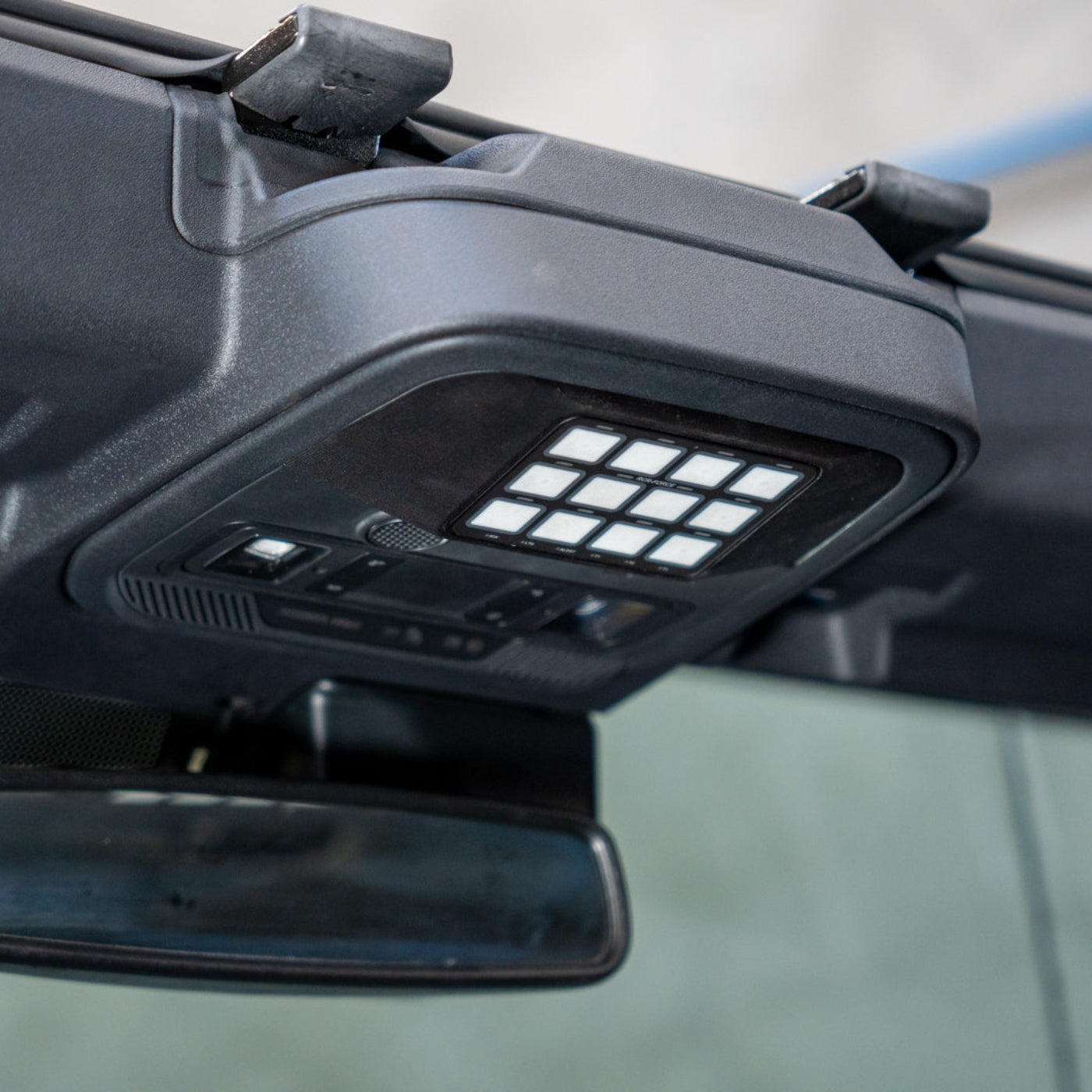 2021-2024 Ford Bronco SDHQ Built Overhead Switch Pros Keypad Mount installed 